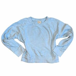 J.Crew Vintage Cotton Terry Crewneck Pullover.